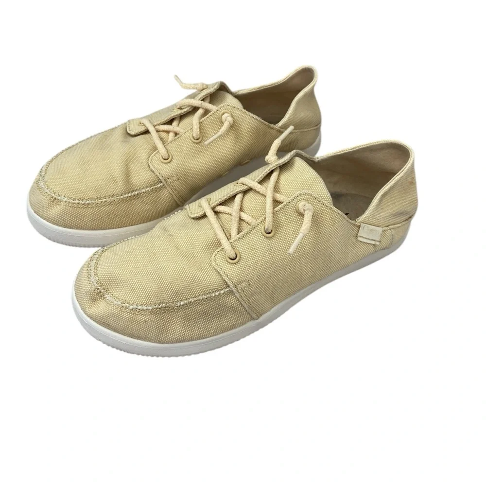 Chaco Women’s Yellow Chillos‎ Canvas Boat Sneakers Shoes 8.5